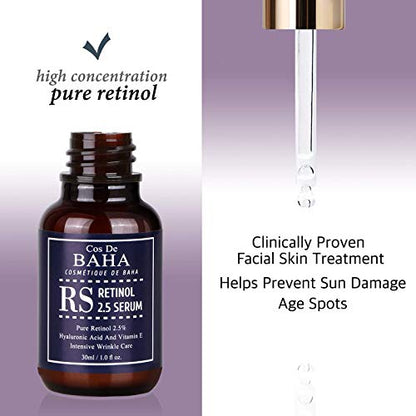 Cos De BAHA RS Retinol 2.5 Serum 2 fl oz (30 ml)