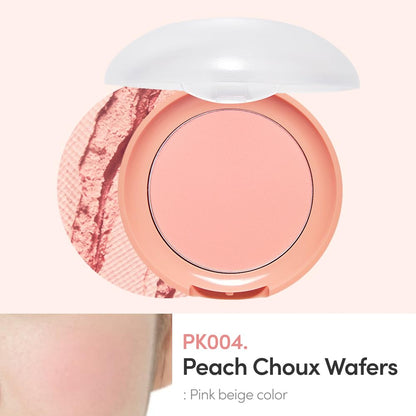 ETUDE Lovely Cookie Blusher PK004 Peach Choux Wafers 4g (limited quantity)