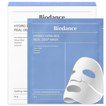 BIODANCE Hydro Cera-Nol Real Deep Mask Sheet 4ae * 34g