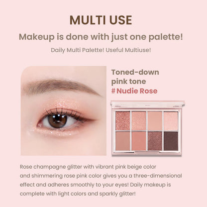 heimish Dailism Eye Palette Nudie Rose