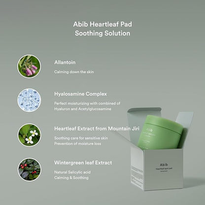 Abib Heartleaf Spot Pad Calming Touch (80 pads)