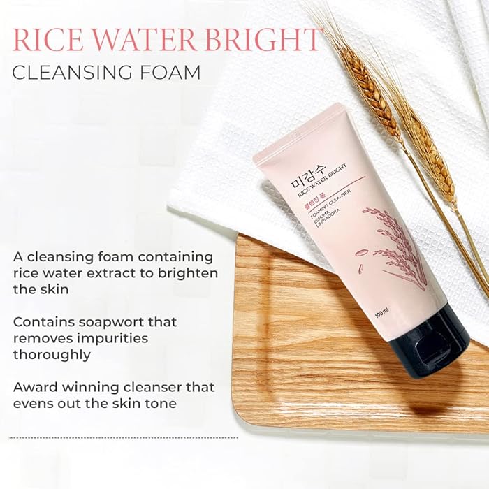 THE FACE SHOP - Rice Water Bright Cleansing Foam 150ml