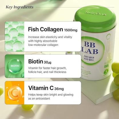 BB Lab Low Molecular Collagen of Biotin Plus 2g*30 sticks