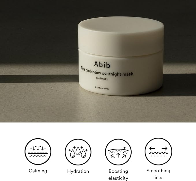 Abib Rice Probiotics Overnight Mask Barrier Jelly 80ml