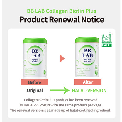 BB Lab Low Molecular Collagen of Biotin Plus 2g*30 sticks