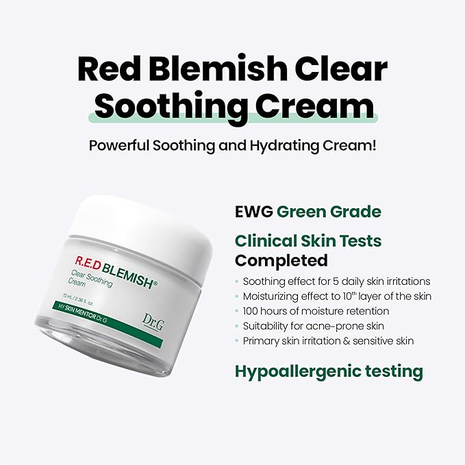 Dr.G Red Blemish Clear Soothing Cream 70ml