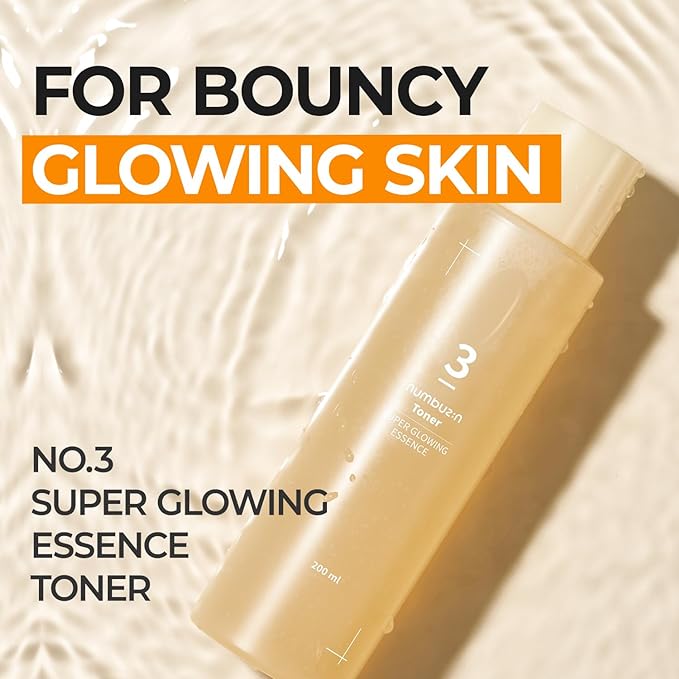 Numbuzin No.3 Super Glowing Essence Toner 200ml