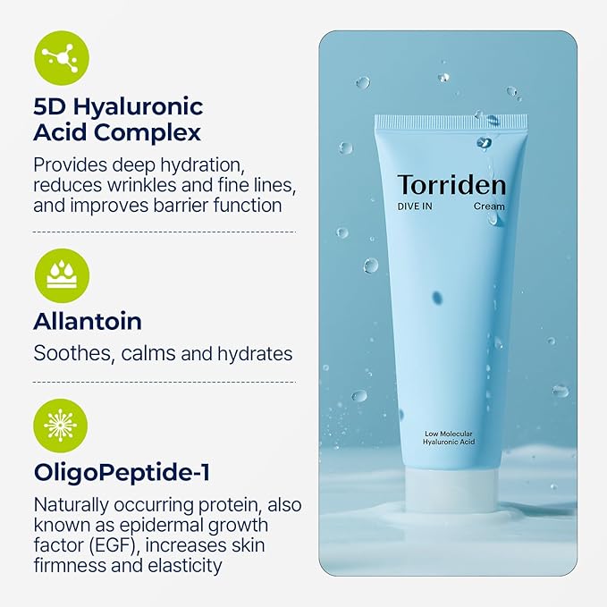 Torriden DIVE-IN Low Molecular Hyaluronic Acid Cream