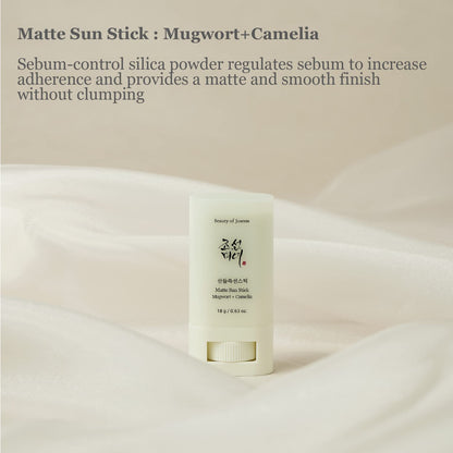 Beauty of Joseon Matte Sun Stick: Mugwort + Camelia 18g