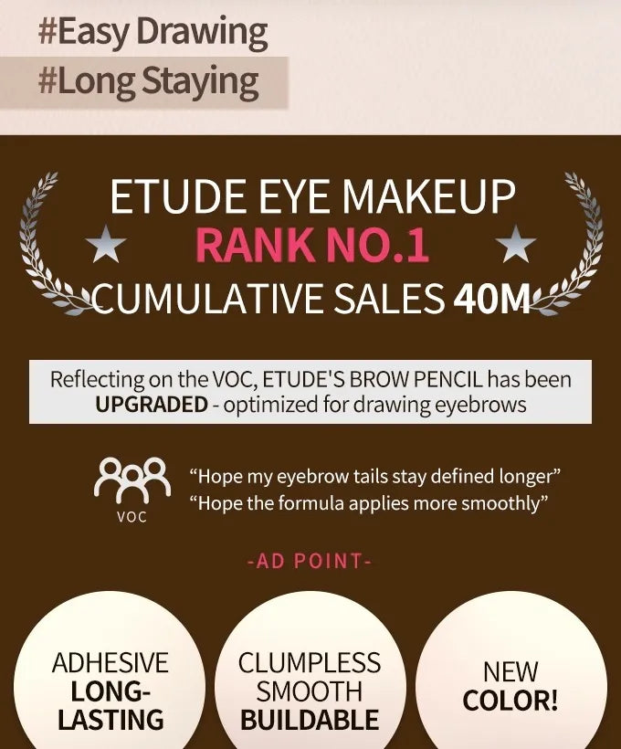 ETUDE HOUSE Drawing Eye Brow Pencil 0.25g