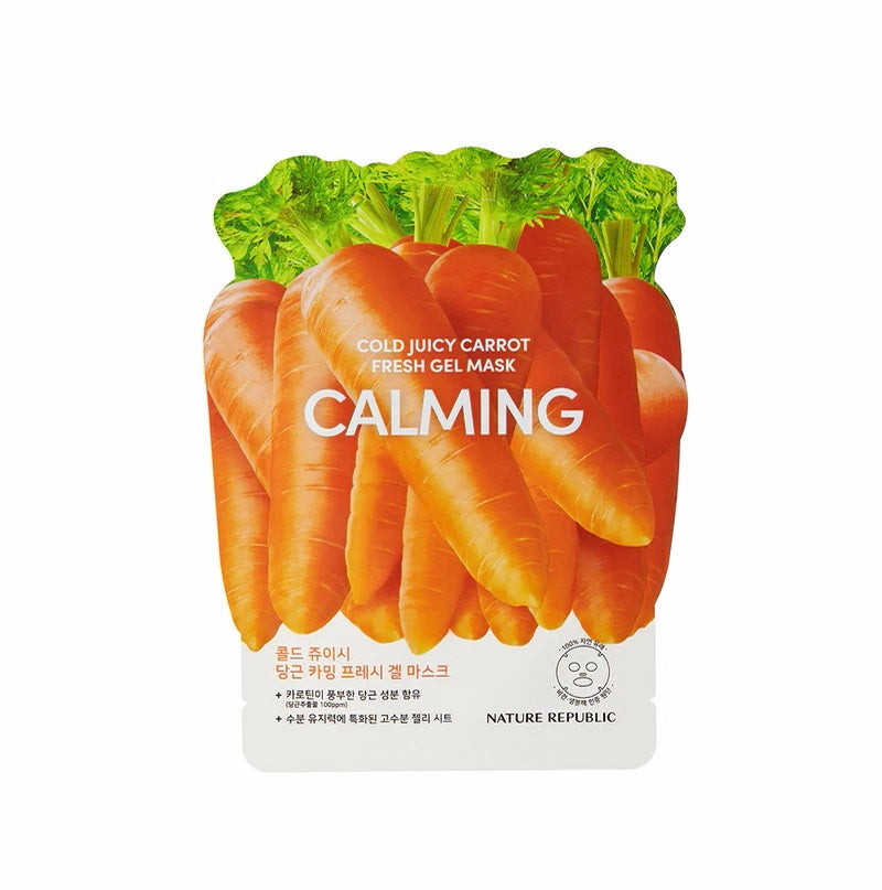 Nature Republic Calming Juicy Carrot Fresh Gel Mask 1pc