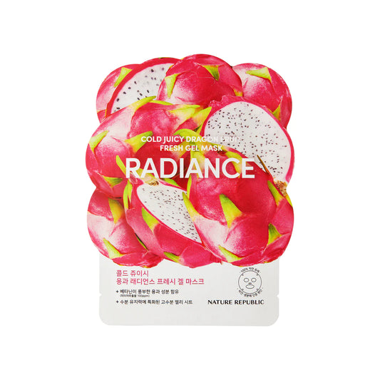 Nature Republic Radiance Cold Juicy Dragon Fruit Fresh Gel Mask 1pc