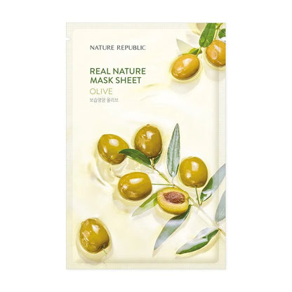 Nature Republic Real Nature Mask Sheet Olive 1pc