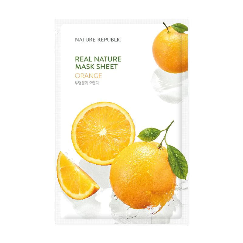 Nature Republic Real Nature Mask Sheet Orange 1pc