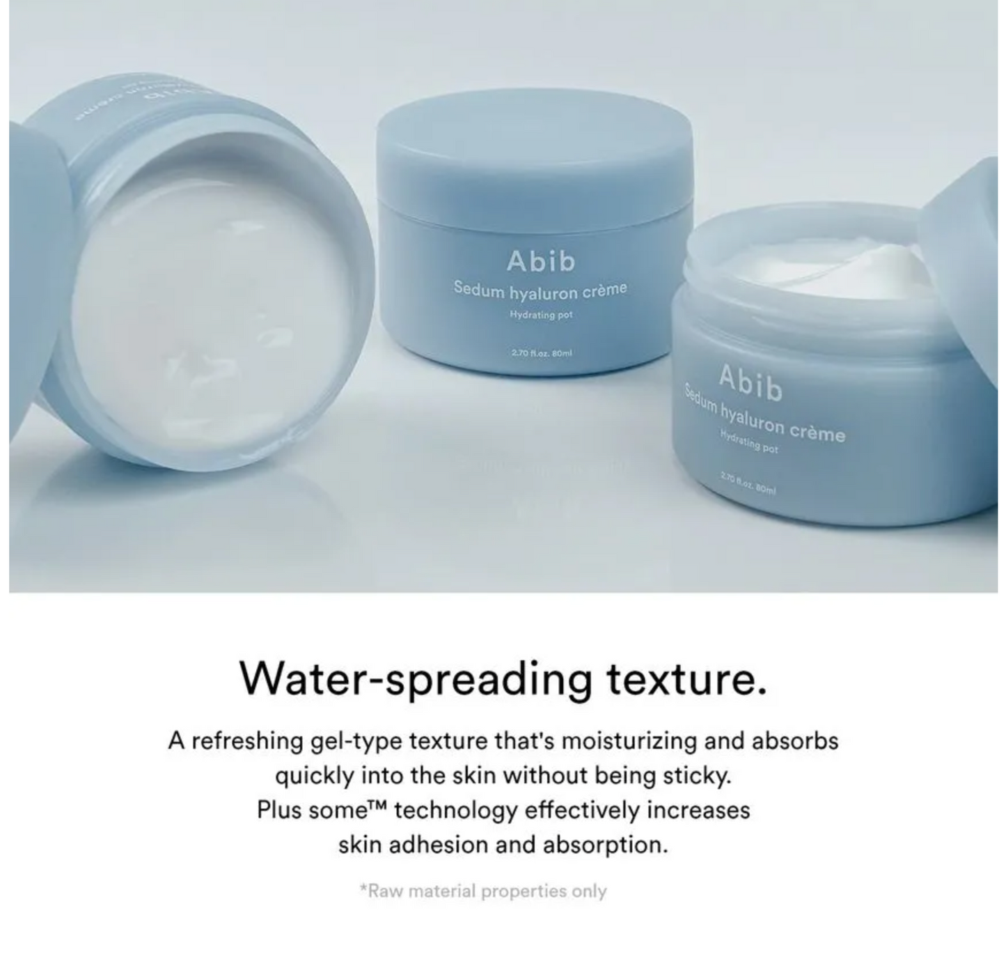 Abib Sedum Hyaluron Creme - Hydrating Pot 80ml