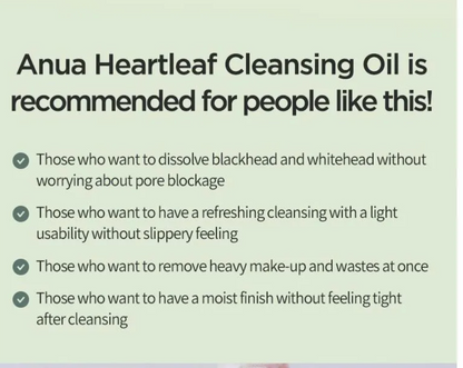 Anua Heartleaf Pore Control Cleansing Oil 200ml